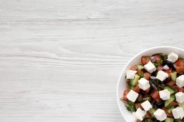 Домашній салат Пастади з огірками, фетою та петрушкою в — стокове фото