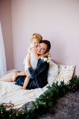 Anne ve kızı yeni yıl tatilinde..