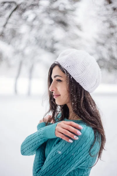 Nieve chica retrato — Foto de Stock