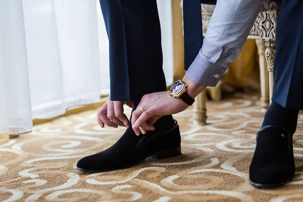 businessman clothes shoes, man getting ready for work,groom morning before wedding ceremony