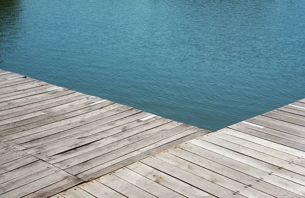 Molo Legno Con Fondo Acqua — Foto Stock