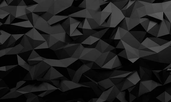 Black polygon background texture