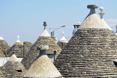 Trulli, Alberobello Köyü, Rione Monti, Bari, Puglia, İtalya, Avrupa, Unesco Dünya Mirası ilinin