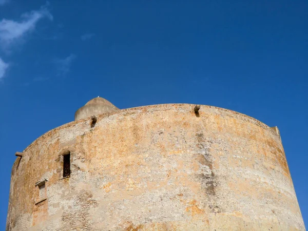 Alghero Cristoforo Colombo Defensive Shield Torre Dello Sperone Sperone Tower — Stockfoto