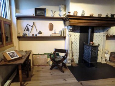 Rembrandt, Rembrandt huis, artis boya, Amsterdam, Hollanda, Hollanda, Europe için kullanılacağı oda eski ev