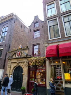 Amsterdam Şehir Merkezi dükkan ve restoranlar, Amsterdam, Hollanda, Hollanda, Avrupa ile