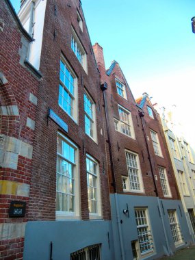 City center, Amsterdam, Hollanda, Hollanda, Avrupa'nın bir Amsterdam konut bileşik giriş
