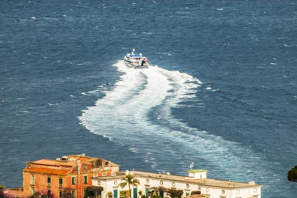 Amalfikust Italië Campanië Sorrento Landschap Uitzicht Vanaf Kust Reizen Stad — Stockfoto