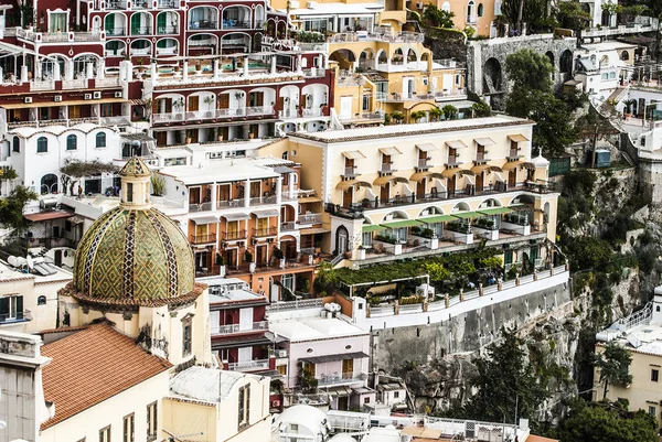 Amalfi coast, İtalya, Campania, Positano, peyzaj, görüntülemek sahil, seyahat, şehir, tatil, açık havada, plaj, deniz, mimari