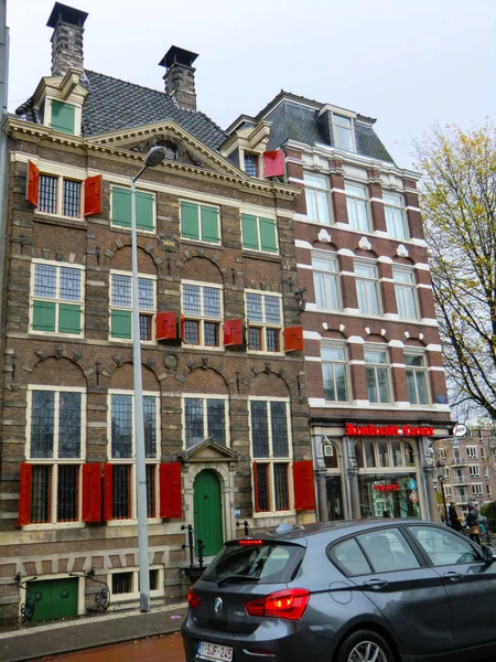 Музею Рембрандта Амстердам Нідерланди Голландія Європа Adiacent Рембрандта Кут — стокове фото