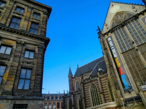 Nieuwe Kerk Church Amsterdam Holland Netherlands Europe — 스톡 사진
