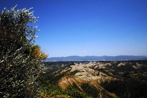 Landscape Civita Bagnoregio Italy Lazio Viterbo District — Stock Photo, Image