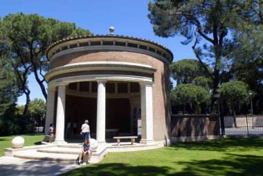 İtalya, Lazio, Roma, Savaş Mezarlığı, hystorical, anıtlar, mermer, mezarlar, açık hava, gün