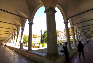 Michelangelo Manastırı (Sakız adası di Michelangelo) Terme di Diocleziano, Ulusal Roma Müzesi (Museo Nazionale Romano), Roma, İtalya