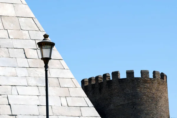 Італія Лаціо Рим Міську Площу Подорожі Архітектури Пам Ятники Піраміда — стокове фото