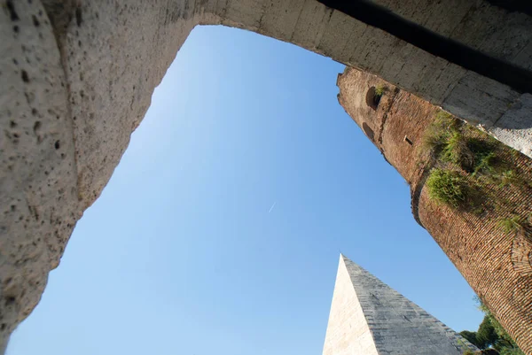 İtalya, Lazio, Roma, kent, seyahat, mimari, anıtlar, piramit, Kalesi, açık havada, gün