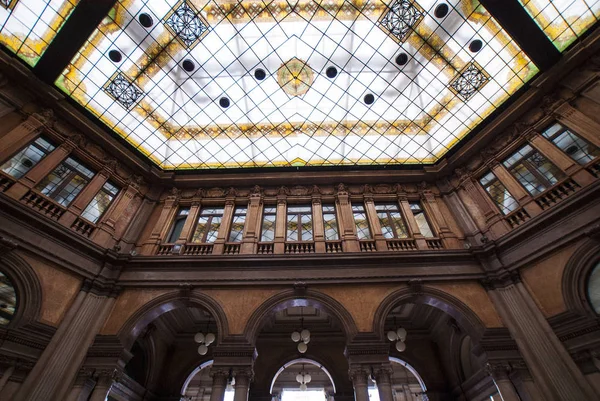 Toit Vitré Dans Galleria Alberto Sordi Del Corso Centre Commercial — Photo