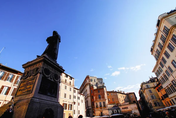 Piazza Campo Fiori Rome Italy Europe — Stock Photo, Image