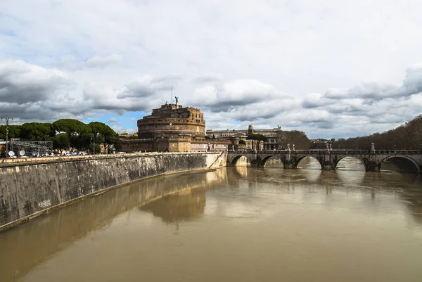 Roma Italia Europa Castel Sant Angelo — Foto Stock