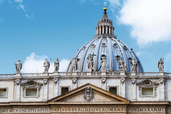 Basilica San Pietro Saint Peter Church Vatican Rome Italy Europe — Stock Photo, Image