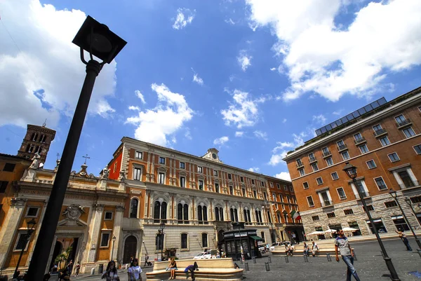 Church San Silvestro Capite San Silvestro Square Rome Lazio Italy — Stock Photo, Image