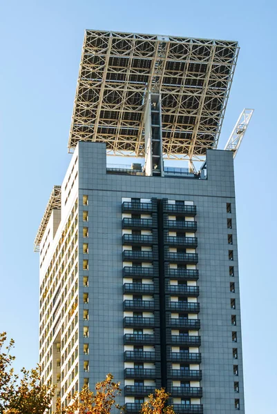 Rome Eur Skyscraper Surrounding Area Euroma2 Shopping Mall Lazio Italy — Stock Photo, Image