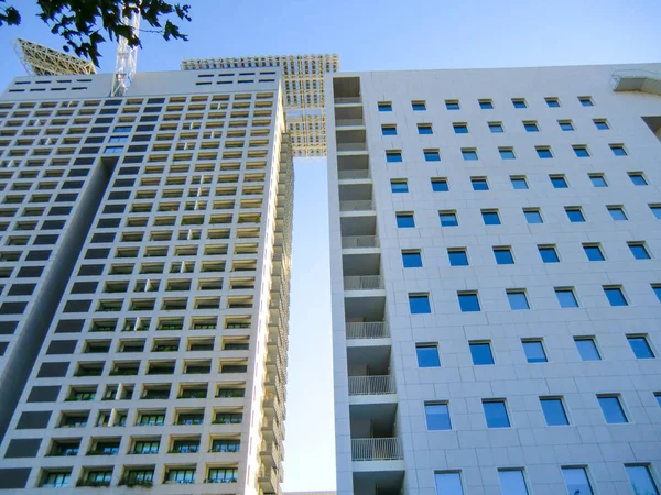 Roma Eur Vista Desde Abajo Rascacielos Los Alrededores Del Centro — Foto de Stock