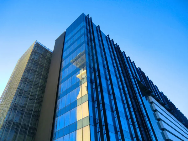 Roma Eur Vista Baixo Arranha Céu Área Circundante Centro Comercial — Fotografia de Stock