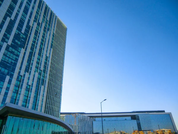 Rome Eur View Skyscraper Surrounding Area Euroma2 Shopping Mall Lazio — Stock Photo, Image