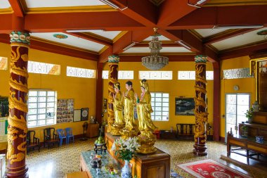 Giac Lam Pagoda, Ho Chi Minh City Saigon 'daki en eski tapınaklardan biri, 1744' te inşa edildi, Ho Chi Minh City, Vietnam, 2025.  