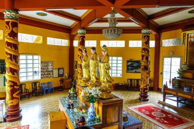 Giac Lam Pagoda, Ho Chi Minh City Saigon 'daki en eski tapınaklardan biri, 1744' te inşa edildi, Ho Chi Minh City, Vietnam, 2025.  