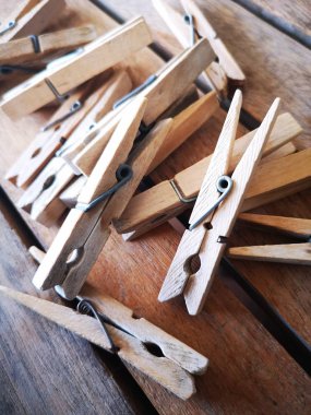clothespin ahşap görünümü