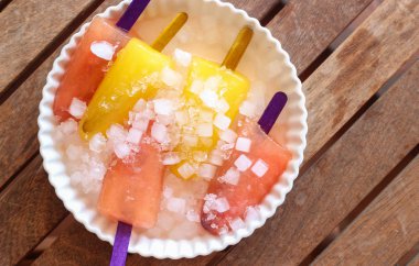 yaz aylarında buz direkleri