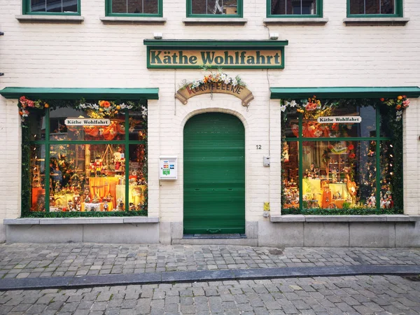Bruges, Belçika'da bir dükkanın cephesi