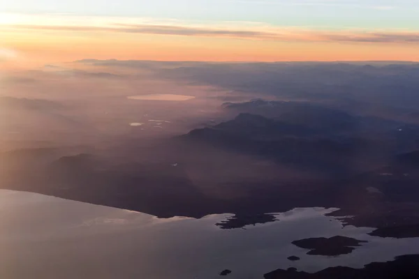 Majestueuze Zonsondergang Het Landschap Van Bergen Met Zonnige Balken Turkije — Stockfoto