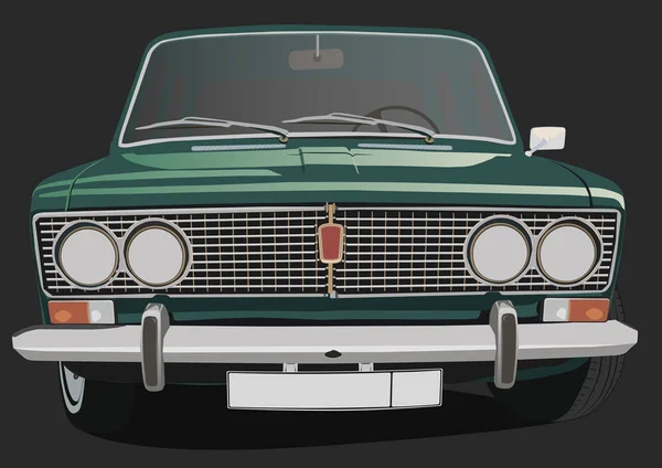 Retro Sovyet araba. Vektör görüntü