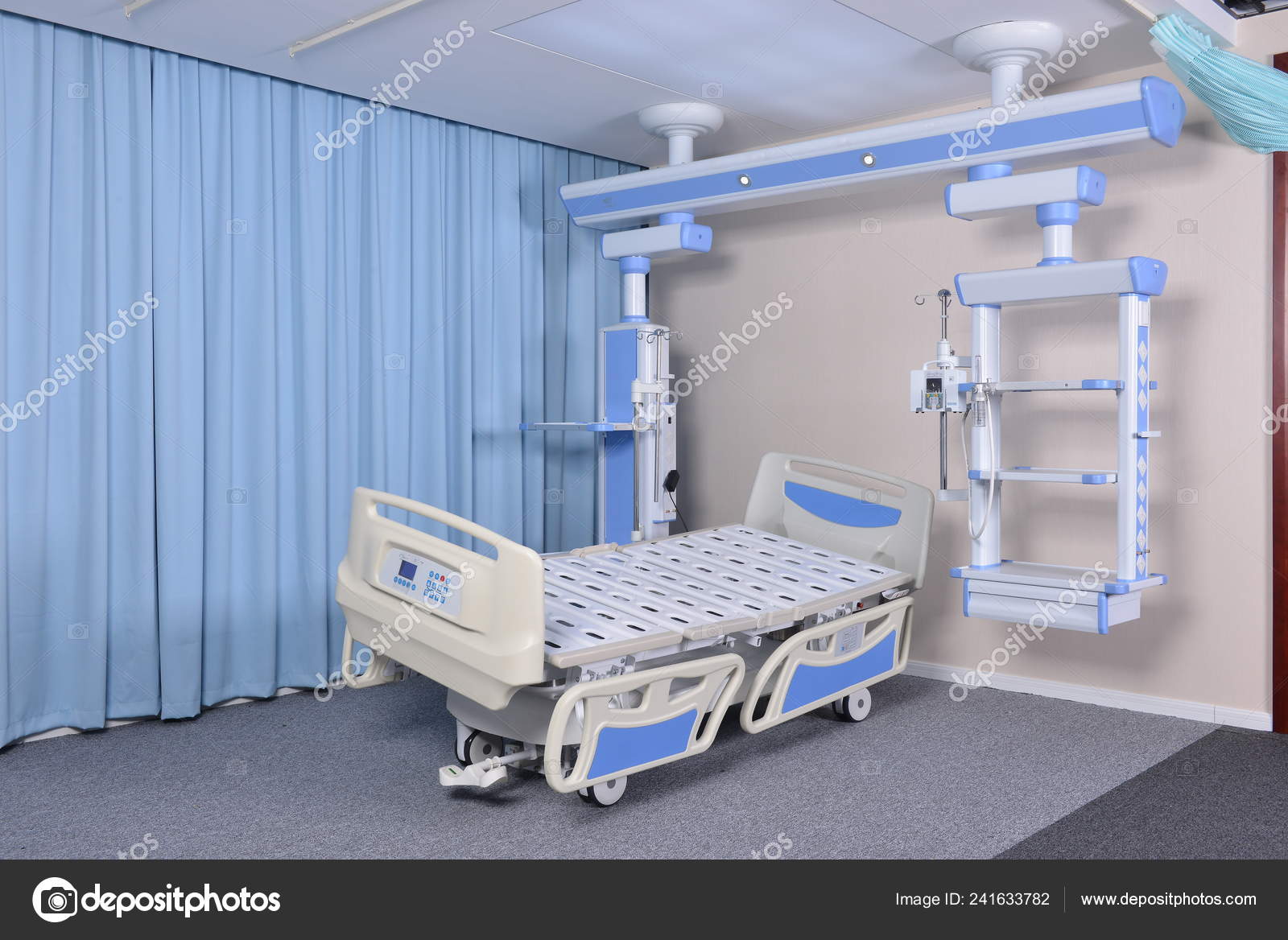 Mobile Hospital Bed White Background Medical Equipment Technology Medical  Hospital Stock Photo by ©Hippo1971 241633782