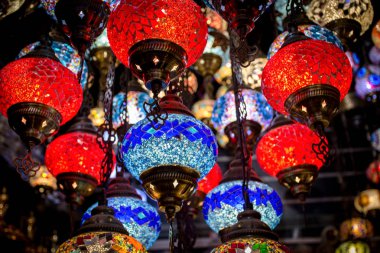 Dekoratif Türk asılı ışık lambaları