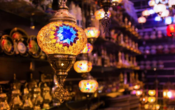Ramadan achtergrond licht Lamp — Stockfoto