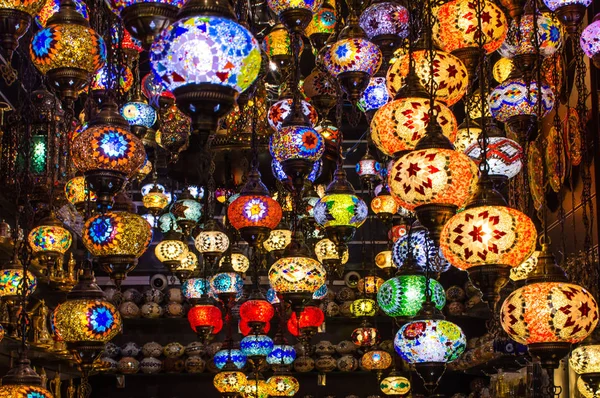 Türk renkli lambalar - Dubai Altın Çarşısı Bazar