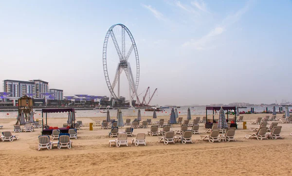 Dubai Eye Jbr Beach View — Stockfoto