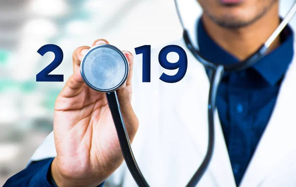 Yeni yıl Hastanesi Doktor arka plan 