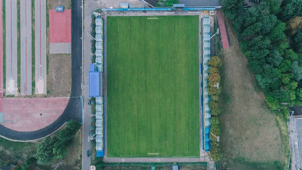 Kiev Ukraine July 2017 Bannikov Stadium Football Field Aerial View — Stock Photo, Image