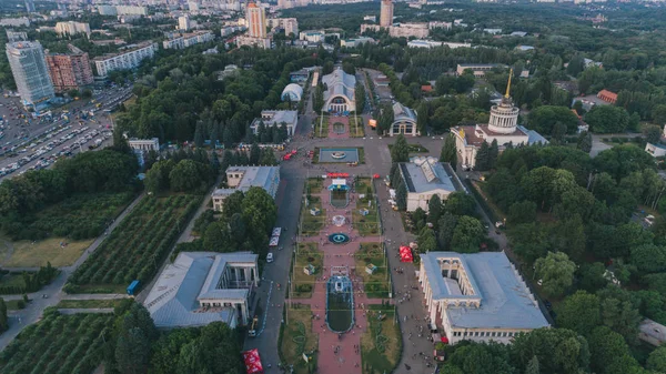 Київ Україна Серпня 2017 Року Національний Комплекс Експоцентр України Пташиного — стокове фото