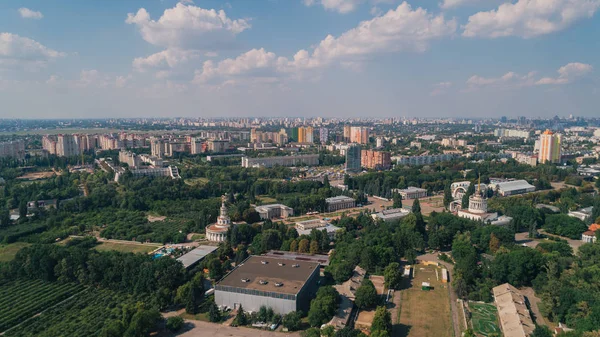 Киев Украина Августа 2017 Года Национальный Комплекс Экспоцентр Украины Вид — стоковое фото