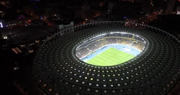 Olympijský Stadion Října 2017 Ukrajina Kyjev Kyjev Letecký Pohled Olympijské — Stock video