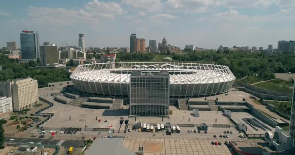 Stadio Olimpico Maggio 2018 Kiev Kiev Ucraina Veduta Aerea Della — Video Stock