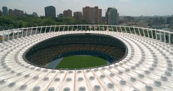 Stadio Olimpico Maggio 2018 Kiev Kiev Ucraina Veduta Aerea Della — Video Stock