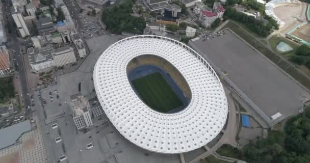 Stadio Olimpico Giugno 2017 Ucraina Kiev Kiev Veduta Aerea Della — Video Stock