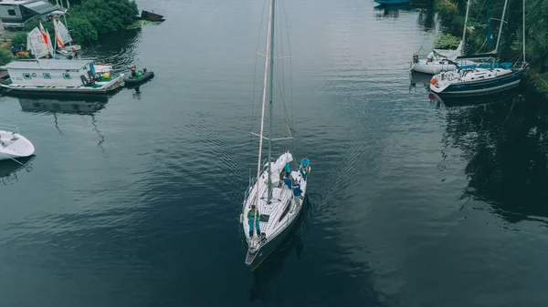 Яхт Клуб Orion Июля 2018 Года Киев Киев Украина Вид — стоковое фото